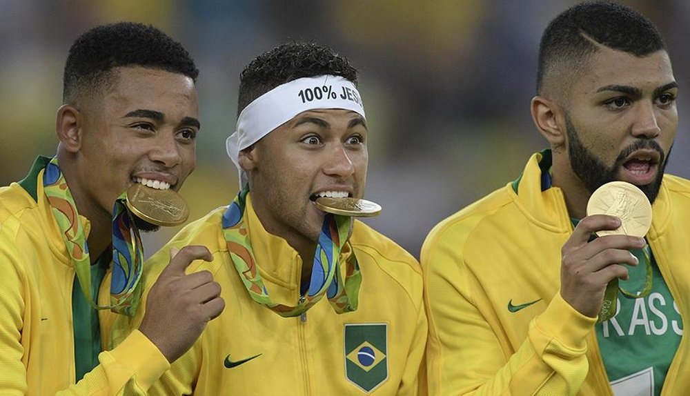 Neymar completa uma década como protagonista da Seleção Brasileira. AFP