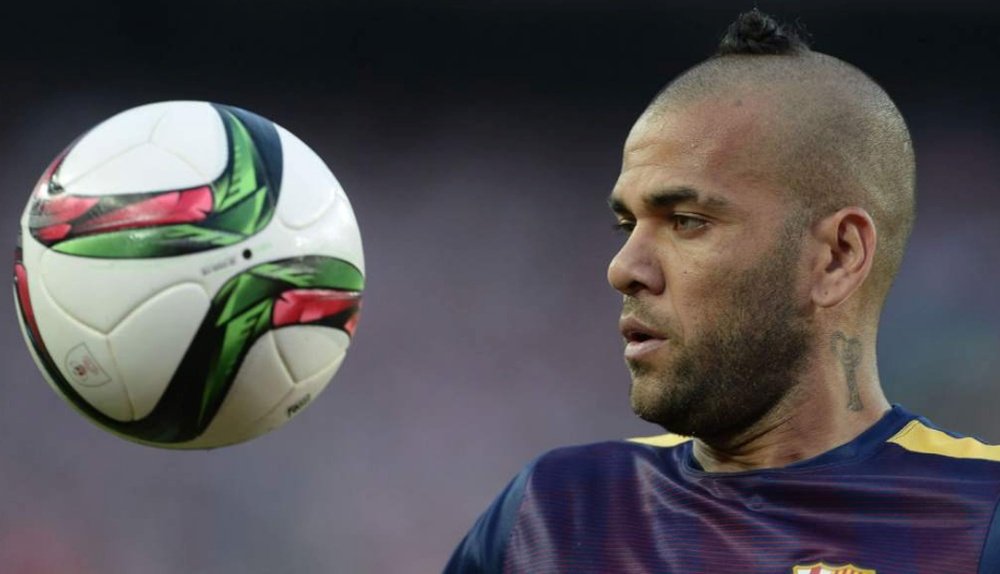 Alves recordó la final ante la Juve de 2015. AFP