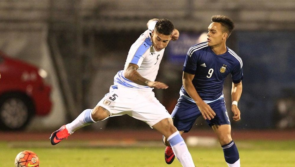 Lautaro Martínez sumó cinco tantos en el Sudamericano Sub 20. EFE/Archivo