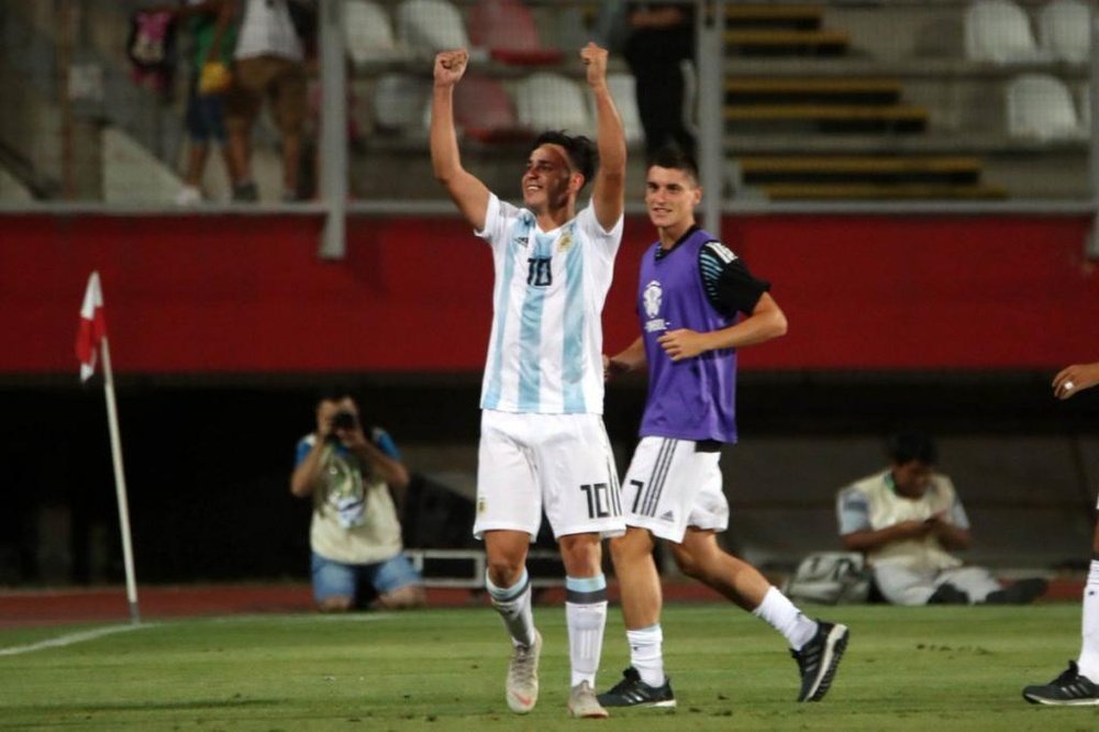 Argentina derrotó a Colombia. Argentina