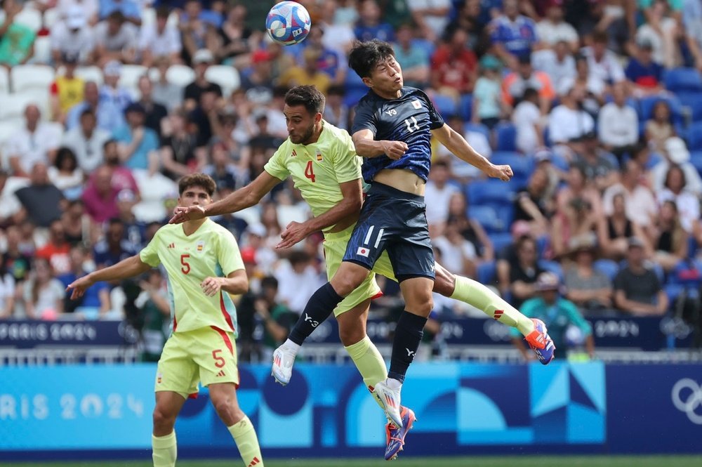 Eric Garcia addressed Spain's 3-0 win over Japan in the quarter-finals of the Olympic Games. EFE
