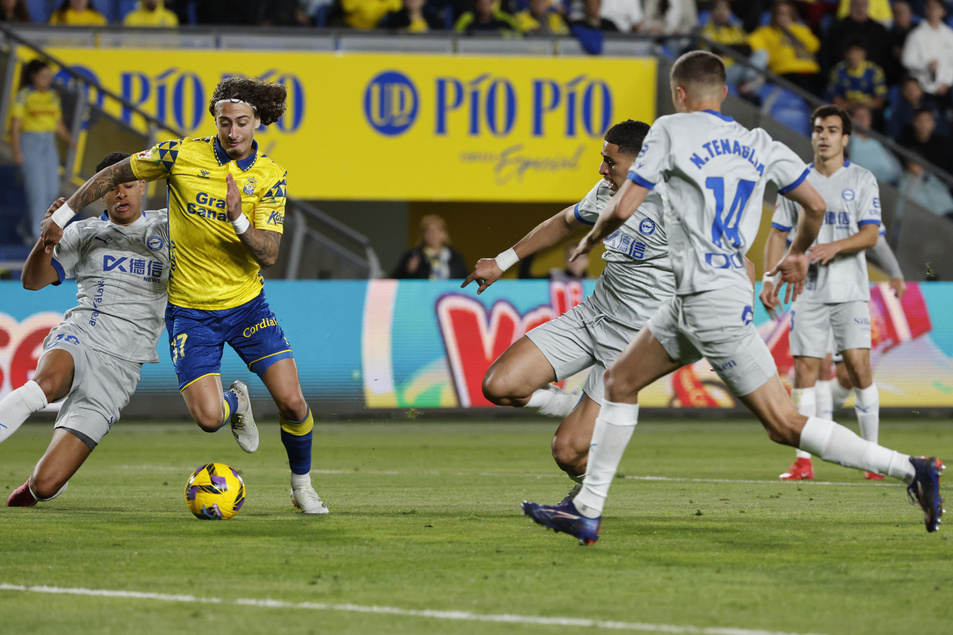 Fábio Silva, con Las Palmas