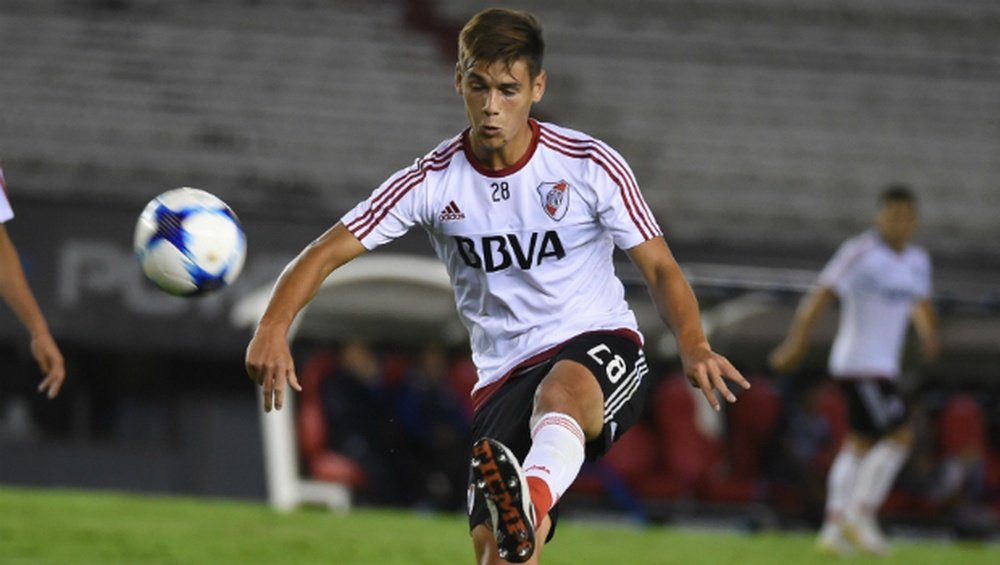 El joven jugador 'millonario' dio positivo en el partido ante Emelec. RiverPlate