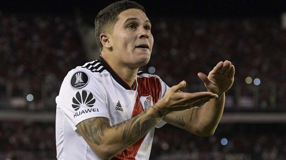 Juan Fernando Quintero podría irse de River. AFP