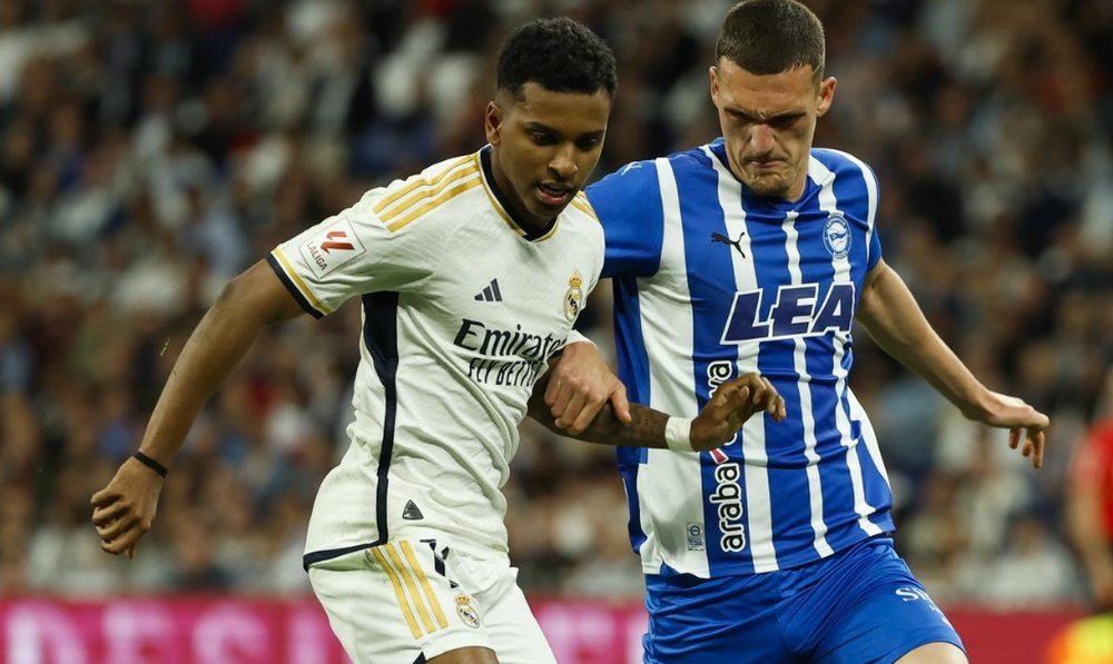 Rodrygo parla dell'arrivo di Mbappé. EFE