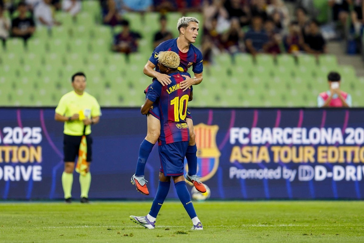 Un Lamine aux jambes de feu et un Gavi en bonne forme pour boucler la tournée du Barça