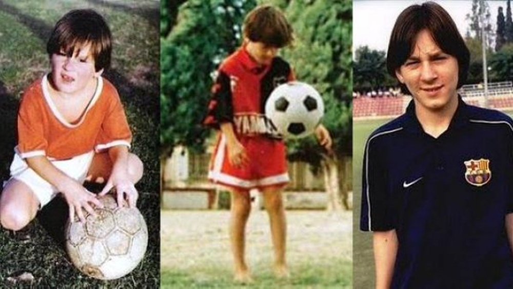 Messi est arrivé à Barcelone à 13 ans. Twitter