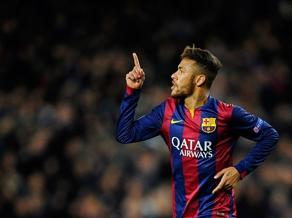 El jugador del Barcelona Neymar.