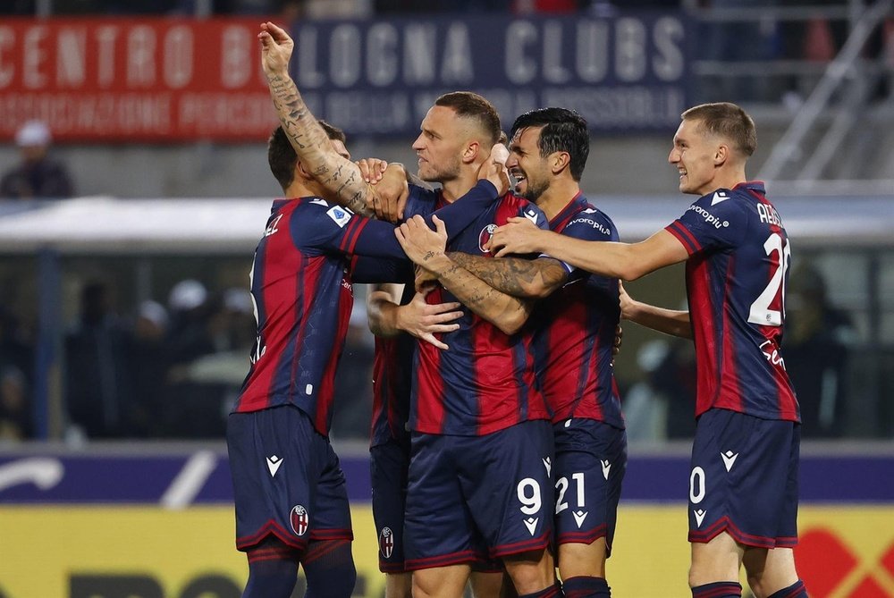 El Bologna goleó al Sassuolo por 3-1. EFE/EPA/ELISABETTA BARACCHI