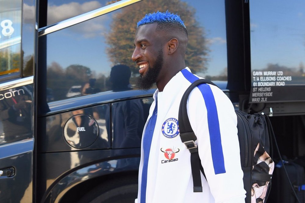 Bakayoko se tiñó el pelo de azul tras estrenarse como goleador en la Premier. Chelsea