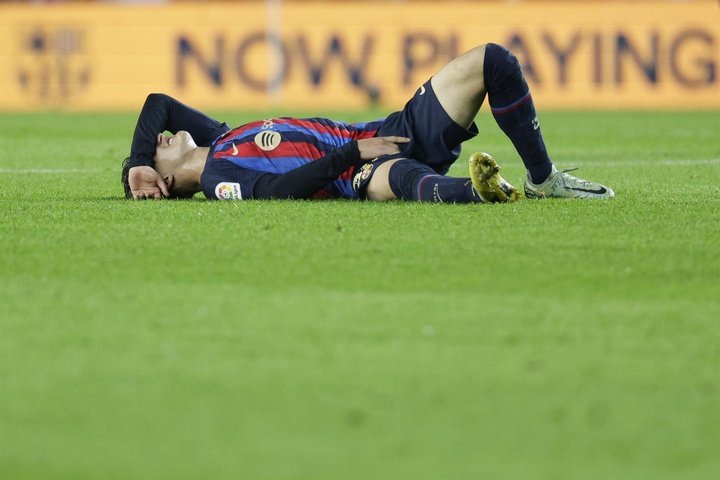 Gavi injured against Bilbao. EFE