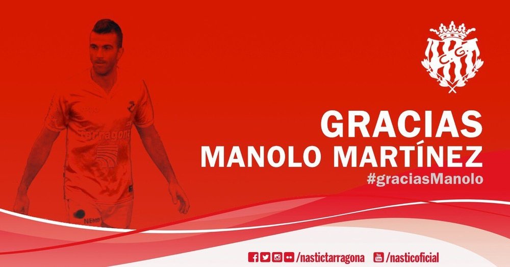 Manolo Martínez se retira del fútbol profesional. NasticTarragona