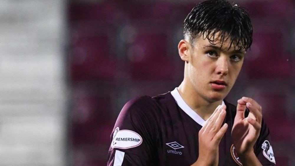 Aaron Hickey could move to Arsenal. Twitter/JamTarts