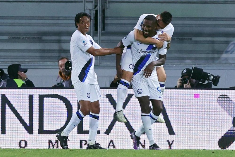 El Frosinone pagó los platos rotos del Inter. EFE/EPA/FEDERICOPROIETTI