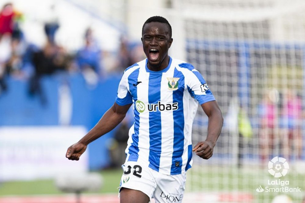 Cissé anotó un doblete en la victoria por 2-1 del Leganés sobre la SD Huesca. LaLiga