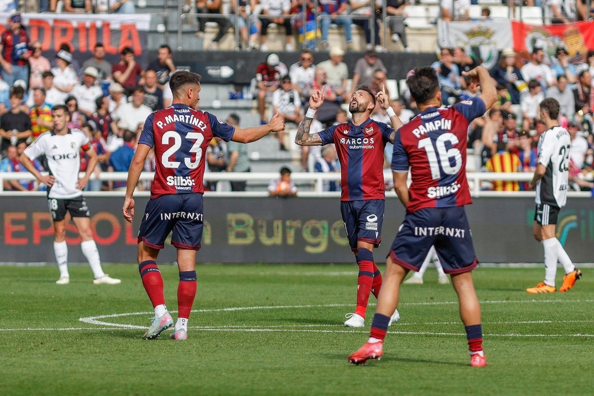 El Levante venció por 2-3 al Burgos. EFE