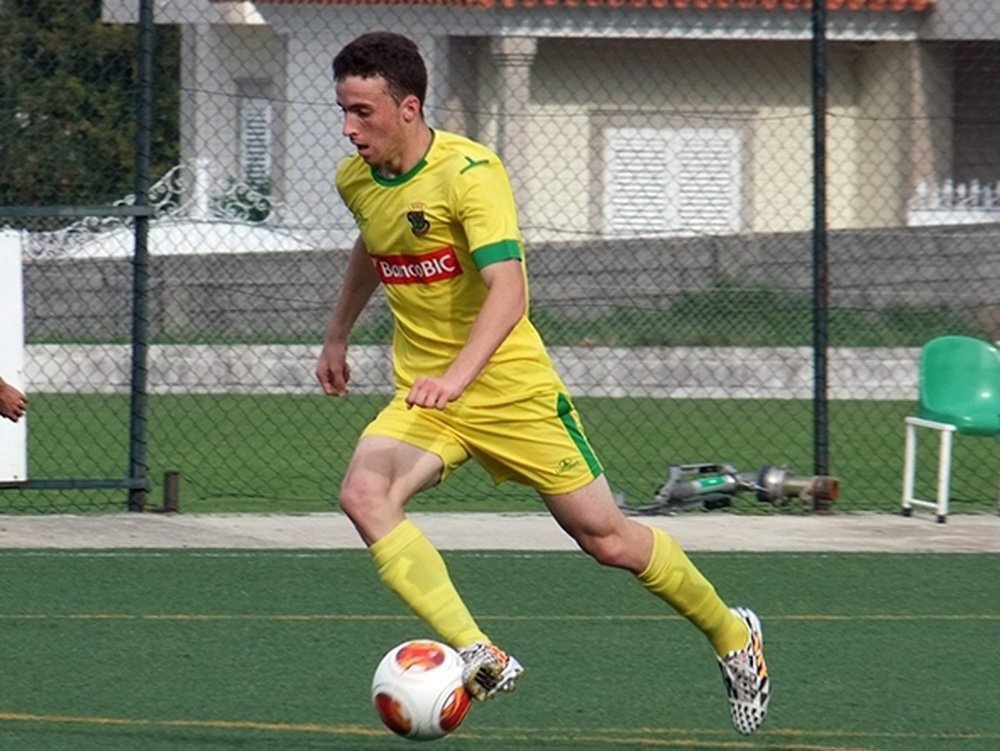 El jugador del Paços de Ferreira Diogo Jota sufre una fractura en su clavícula. FCPF