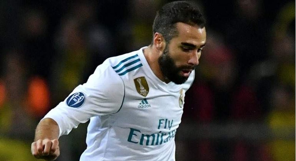 Carvajal volverá a vestirse de corto ante el Atlético. EFE/Archivo