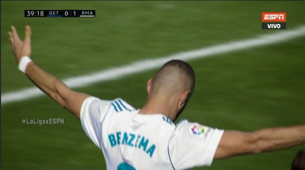 Benzema was on hand to save Real's blushes. ESPN
