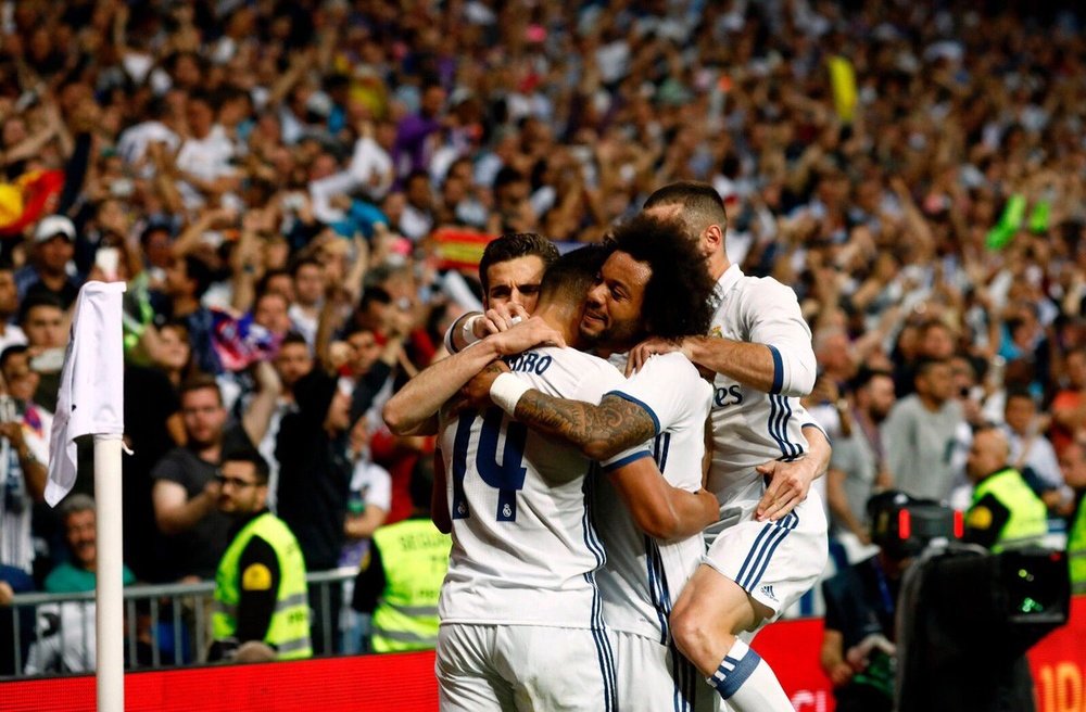El Real Madrid sueña con un doblete histórico. EFE