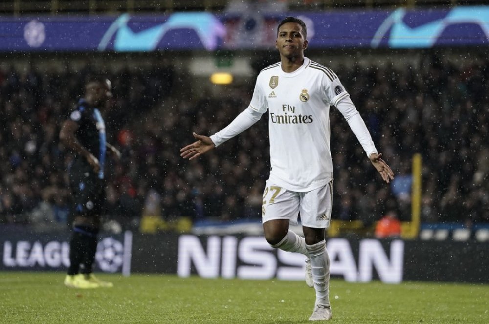 Another chance for Rodrygo. AFP