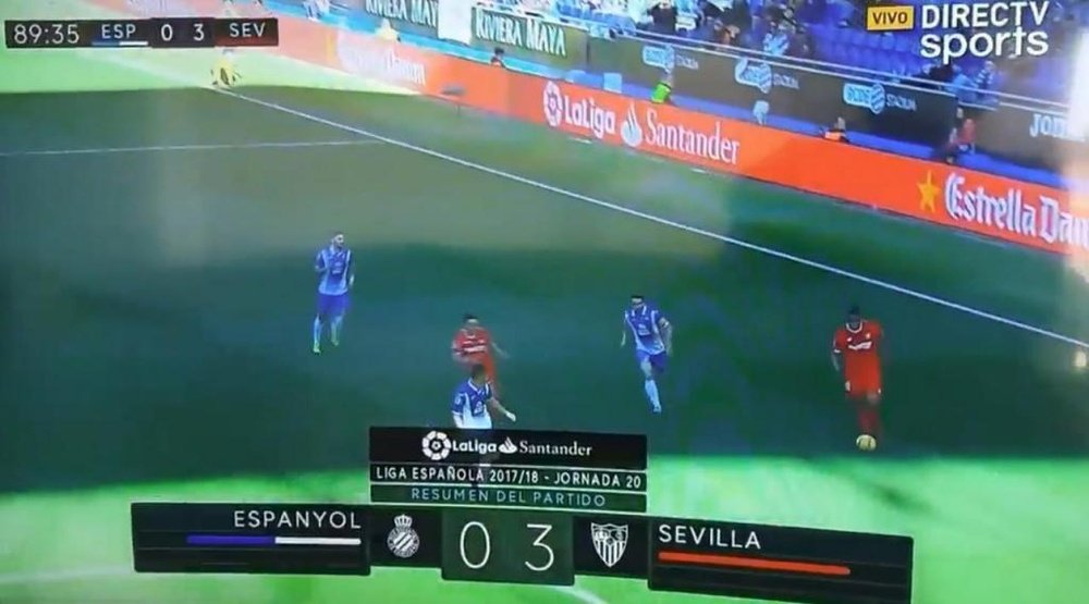 Luis Muriel a inscrit un magnifique but face à l'Espanyol. DirecTVSports