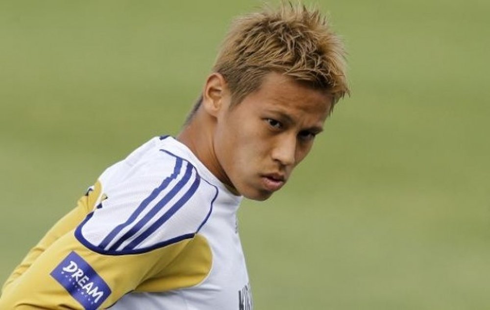 El jugador japonés del Milan, Honda.