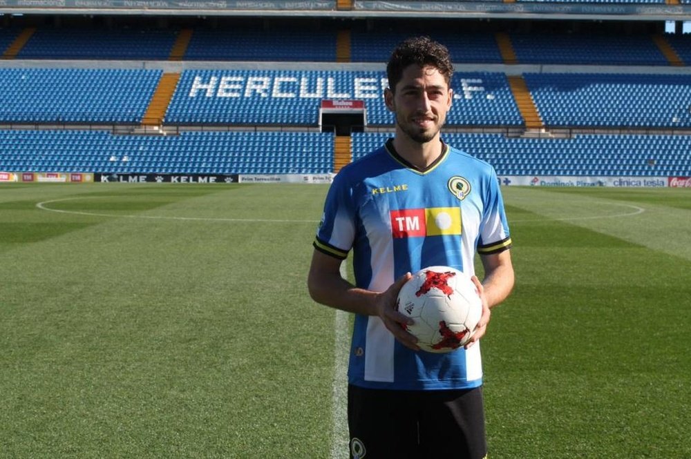 Candela se lesionó en el partido ante el Ontinyent. Hércules