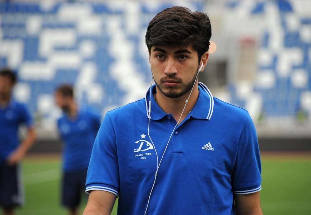 Papunashvili, uno de los internacionales de Segunda. RealZaragoza