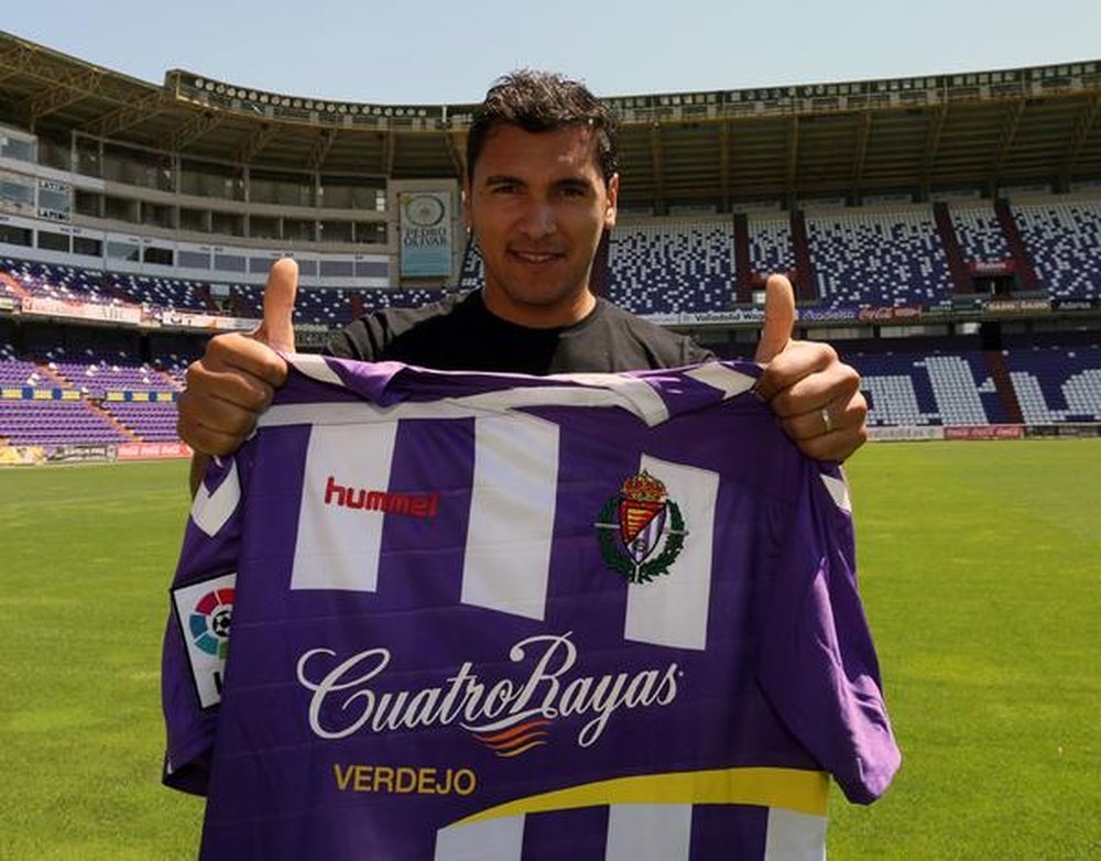El jugador uruguayo del Real Valladolid Marcelo Silva. Twitter