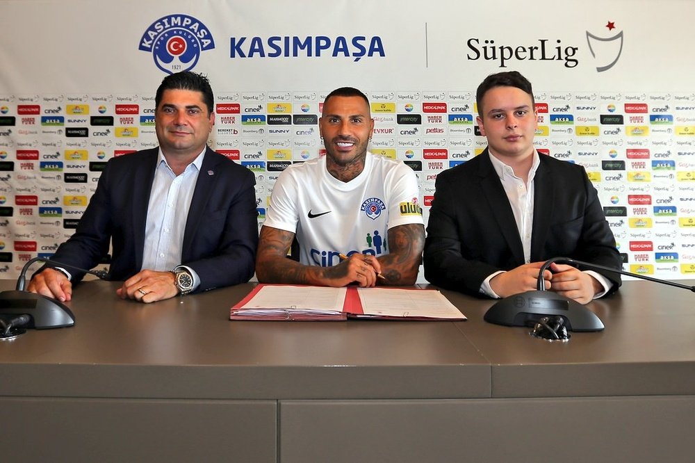 El kasimpasa hizo oficial el acuerdo con Ricardo Quaresma. Twitter/kasimpasa