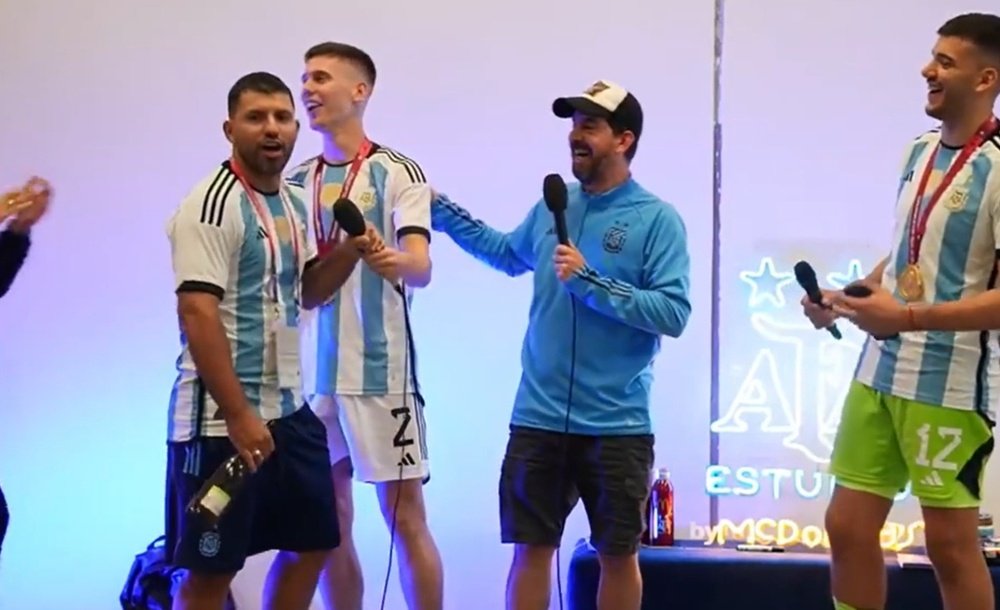 El Kun se metió de nuevo con DjMaRiiO. Captura/TyCSports