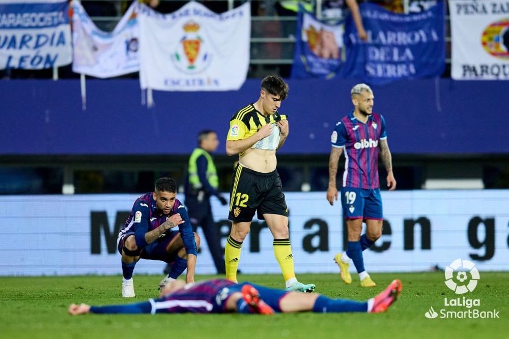 El Eibar rescató un empate ante el Zaragoza. LaLiga