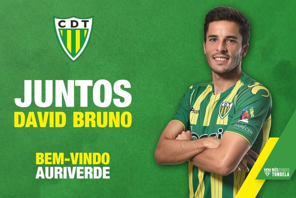 David Bruno, nuevo jugador de Tondela. CDTondela