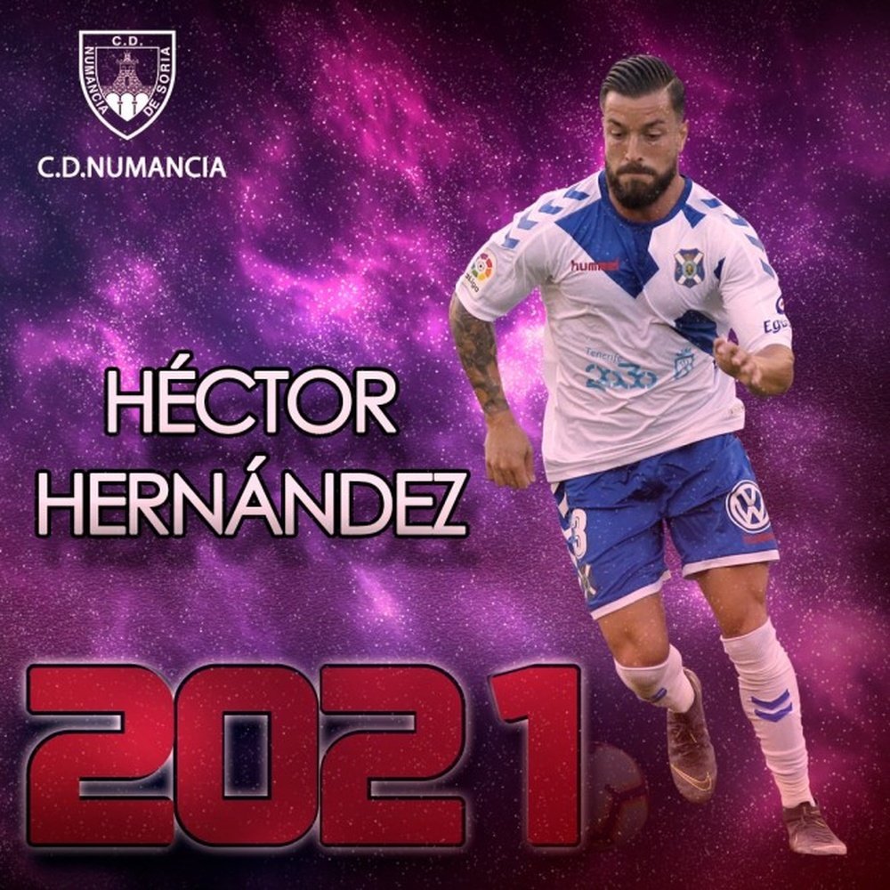 Héctor Hernández ya es nuevo jugador del Numancia. CDNumancia