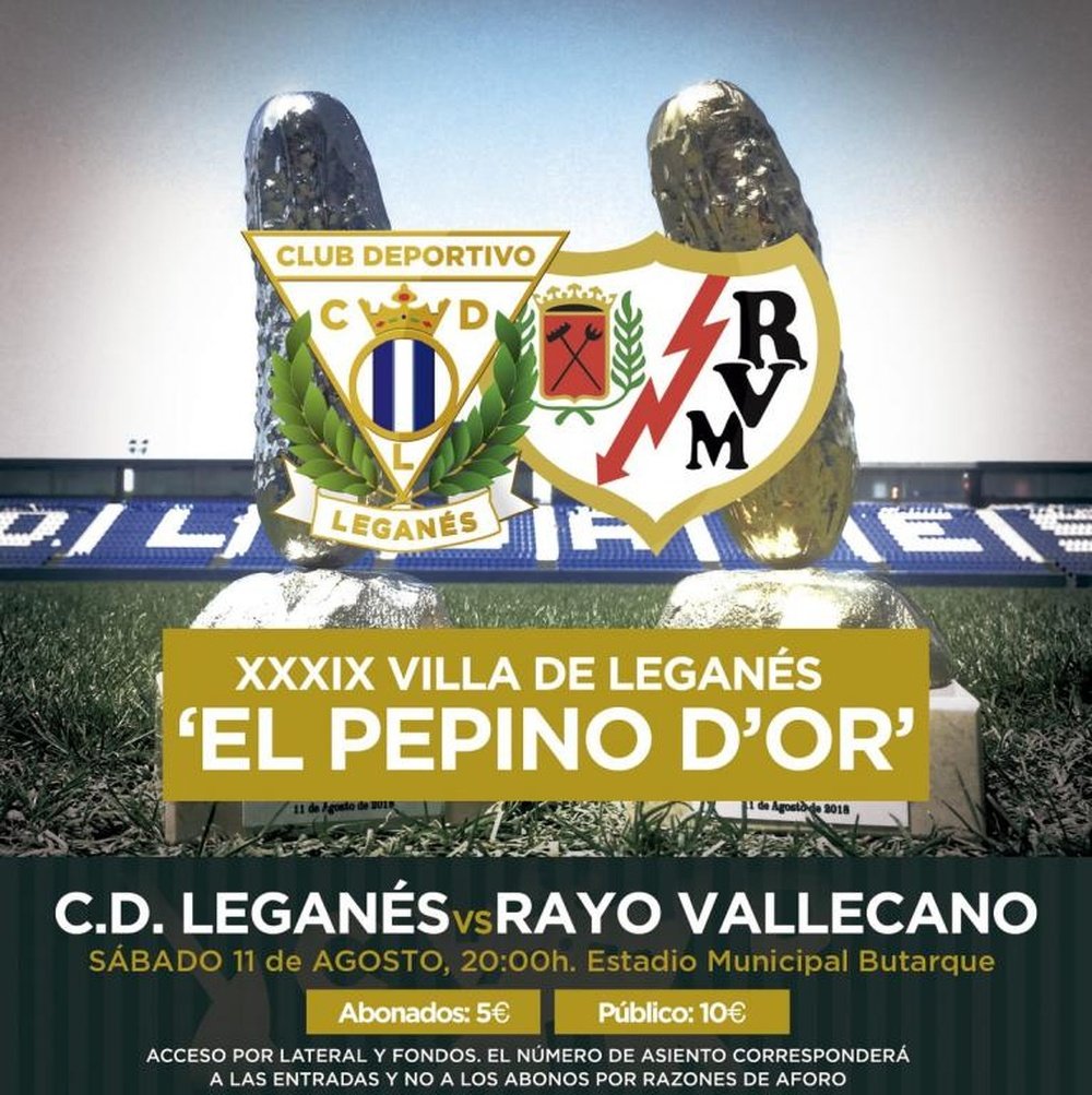 Leganés y Rayo se estrenarán con el VAR. Twitter/CDLeganes