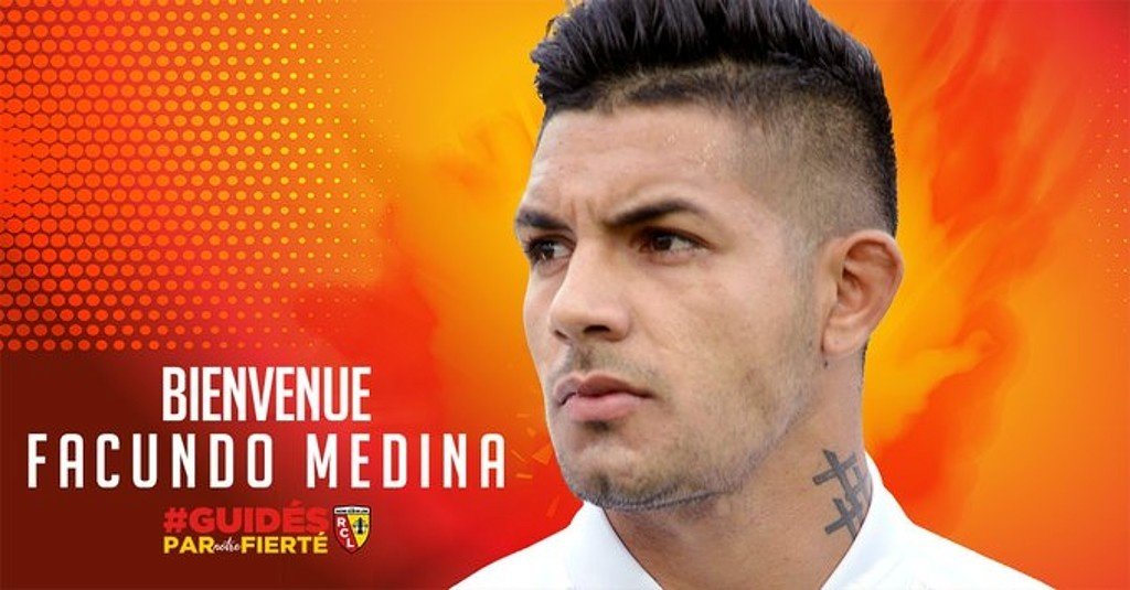 Facundo Medina firmó con el Twitter/RCLens