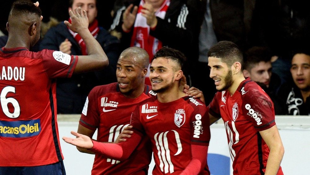 El Lille truncó la racha del Lyon y sacó una victoria por la mínima en casa. Twitter