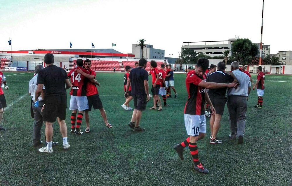 El Lincoln Red celebra el pase a segunda ronda. GBC