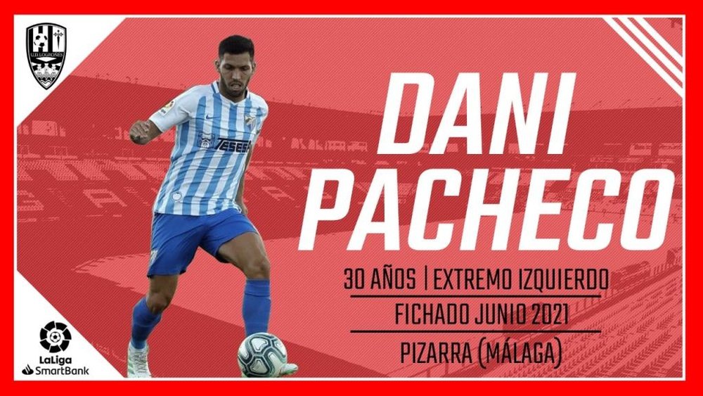 Pacheco, al Logroñés. Twitter/UDLogrones