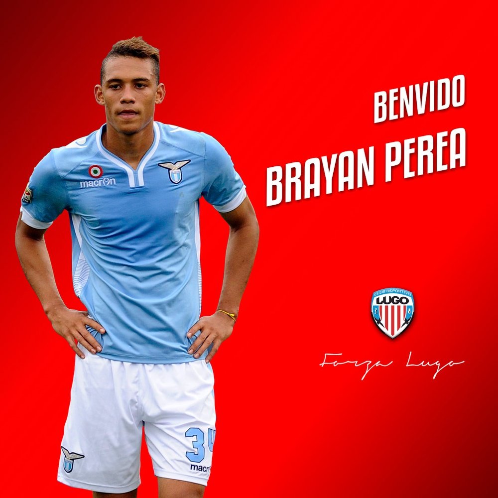 El Lugo da la bienvenida a Brayan Perea, jugador que ha sido por la Lazio. DeportivoLugo