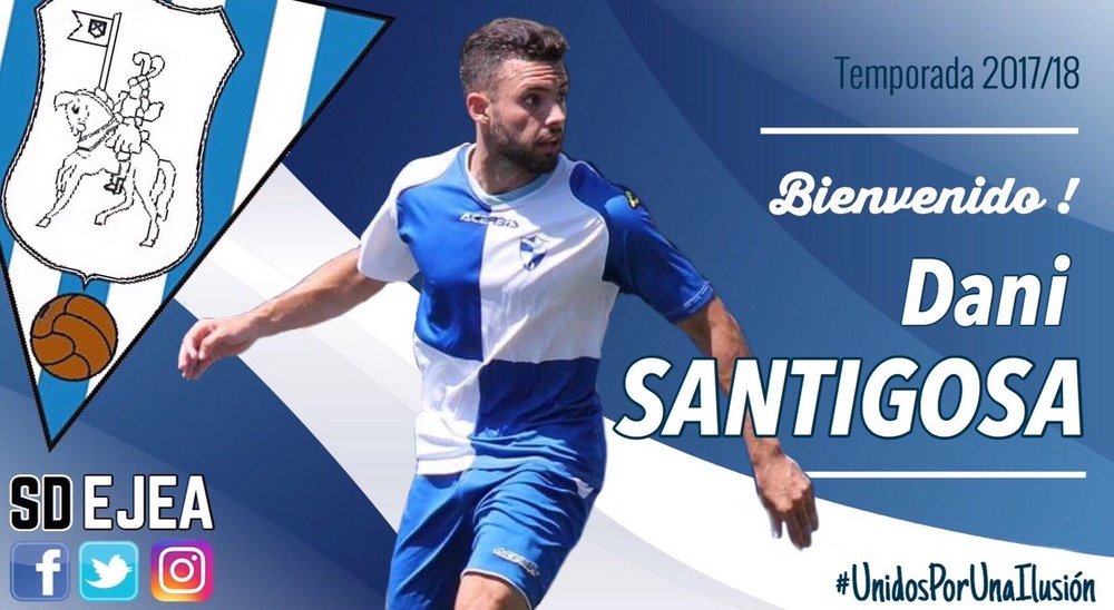 Daniel Santigosa, nuevo jugador del Ejea. SDEjea