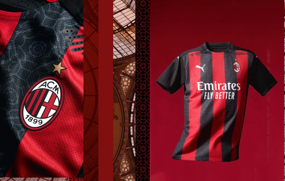 As ser la camiseta del Milan para el curso 2020 21