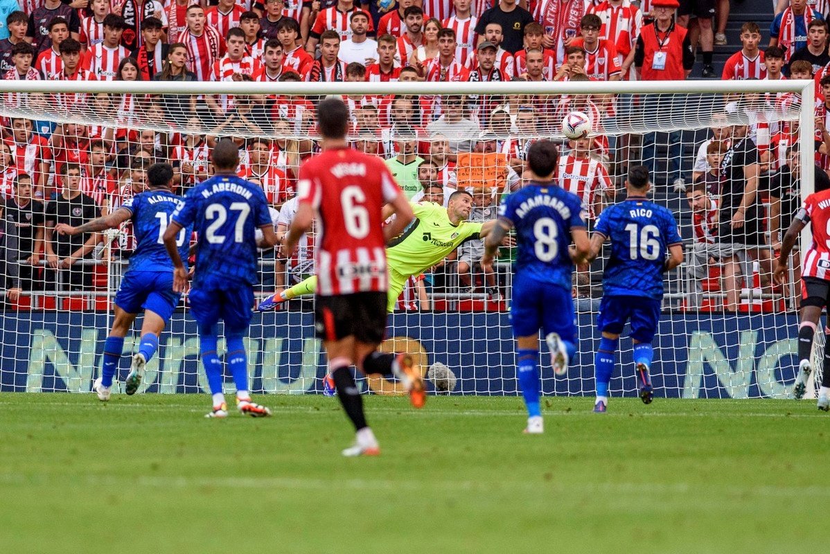 El Getafe solo lleva 8 goles a favor en Liga. EFE