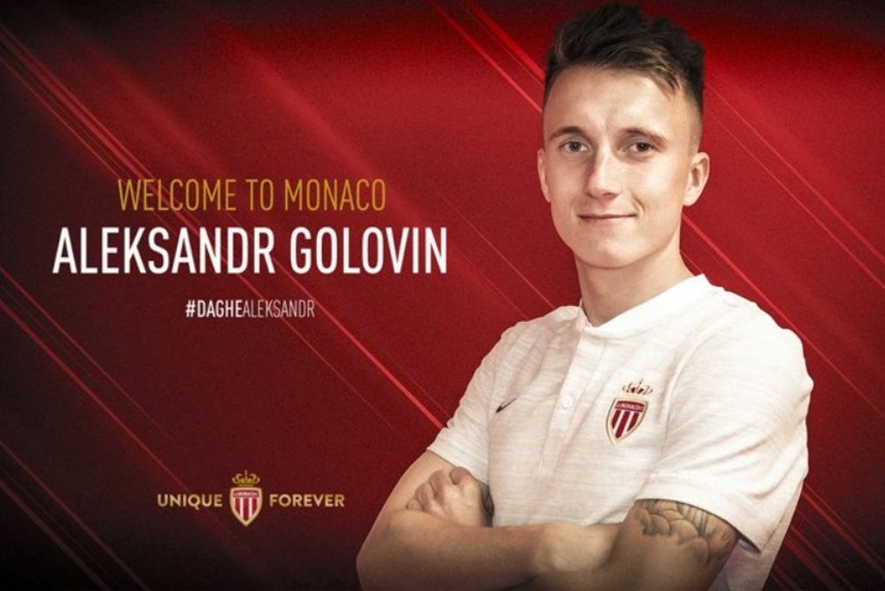 Golovin, nuevo jugador del Mónaco. ASMonaco
