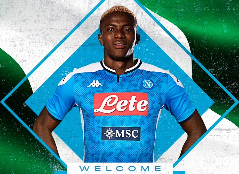 Osimhen has signed for Napoli. SSCNapoli