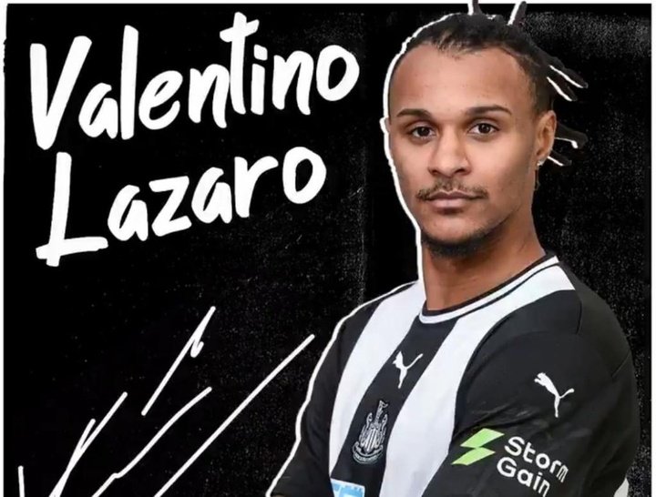 El Inter cede a Valentino Lazaro al Newcastle