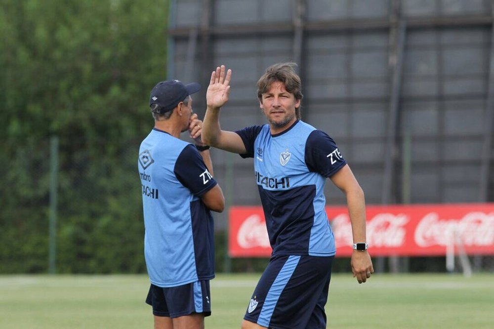 Heinze alabó el trabajo de su equipo. Vélez