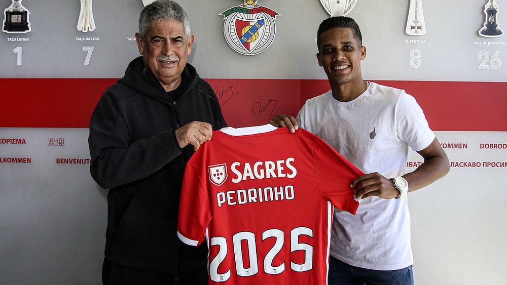 El Benfica anunció a Pedrinho. Twitter/SLBenfica