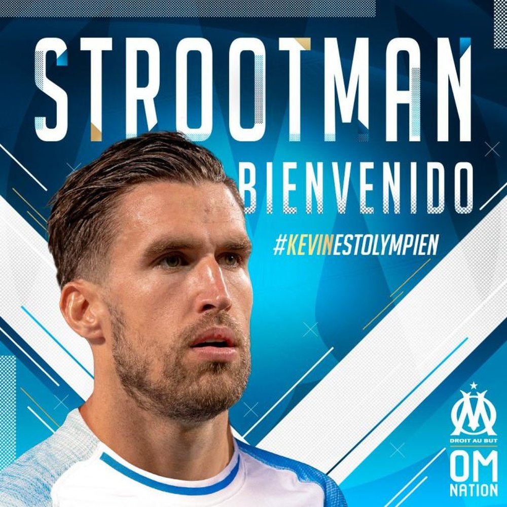 Strootman refuerza al Olympique de Marsella. Twitter/OM_Espanol